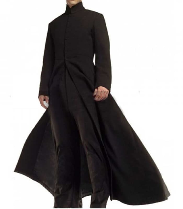 Matrix Neo Trench Coat | Keanu Reeves Leather Coat